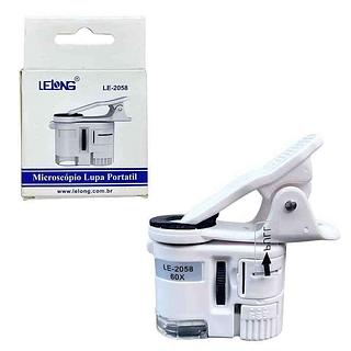 MICRÓSCÓPIO LUPA PORTÁTIL. ( LELONG )