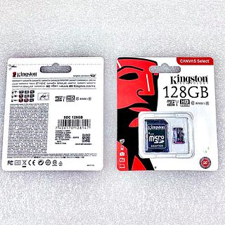 CARTÃO DE MEMÓRIA ( 128GB ), ORIGINAL. ( KINGSTON )