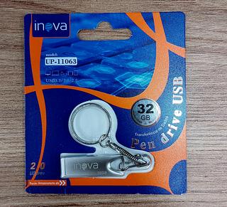 PEN DRIVE DE METAL CHAVEIRO ( 32GB ). ( INOVA )