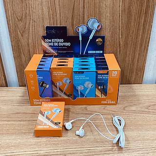 FONE DE OUVIDO COM FIO ( P2 ). ( INOVA )