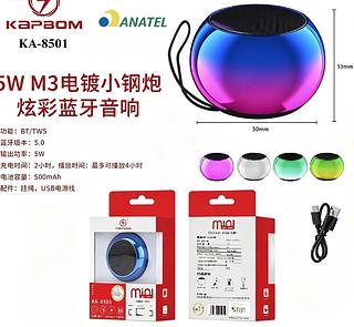 mini caixa de som portátil recarregável (bluetooth)(5w)kapbom
