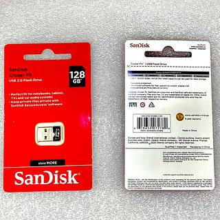 PEN DRIVE MINI ( 128GB ), [ USB 2.0 ], ORIGINAL. ( SanDisk )