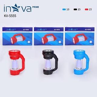 LANTERNA RECARREGÁVEL, COM LAMPIÃO CAMPING. ( INOVA )