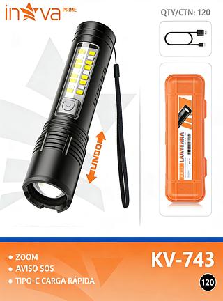 LANTERNA MULTIFUNCIONAL ULTRA BRILHANTE. ( INOVA )