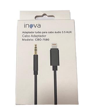 CABO AUXILIAR ( P2 ) PARA IPHONE ( I6 ), ( 1M ). ( INOVA )