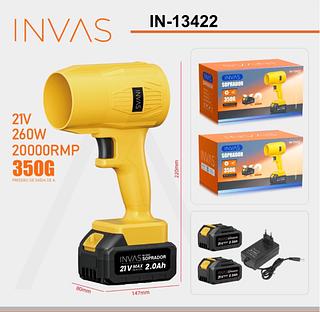 Soprador a Bateria 21V 260W 20000RPM 350G