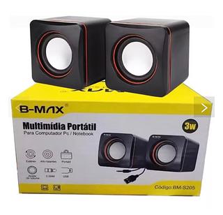 CAIXA DE SOM PARACOMPUTADOR ( PC ). ( B-MAX )