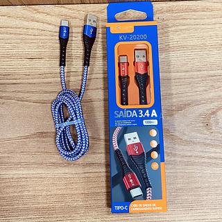 CABO ( 3.4A ) PARA ANDROID ( TPC ), ( 1M ). ( INOVA )