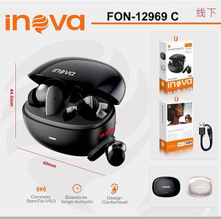 Fone de ouvido sem fio Bluetooth (inova)