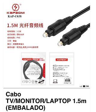 3-CABO DE FIBRA OTICA PARA AUDIO