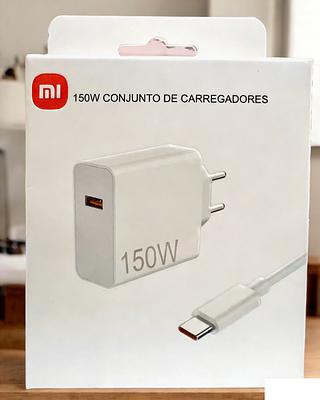 Carregador Xiaomi 150W Completo Turbo Cabo USB+C