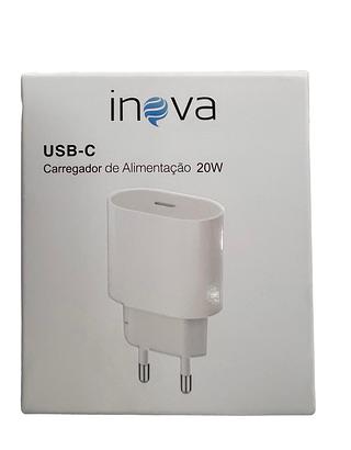 FONTE DE CARREGADOR ( USB-C ) TURBO ( 20W ). ( INOVA )