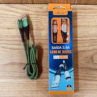 CABO ( 3.4A ) PARA IPHONE ( I6 ), ( 1M ) . ( INOVA )