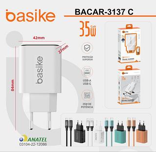 Carregador (35W)Turbo Para Android (TPC) (basike)