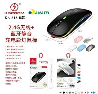 Mouse Sem Fio Com Led Recarregável (KAPBOM)