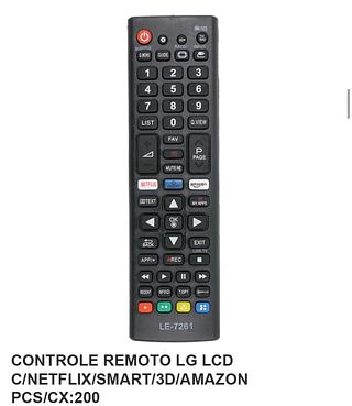 CONTROLE REMOTO PARA TV (LG/LCD)