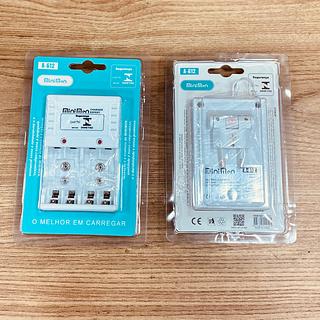 CARREGADOR PARA PILHAS E BATERIA ( AA, AAA, E 9V ). ( MINIMEN ) )
