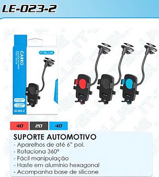 SUPORTE DE CELULAR VEICULAR COM VENTOSA. ( IT-BLUE)