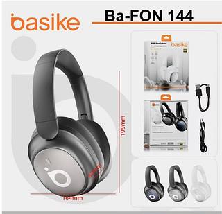 FONE DE OUVIDO SEM FIO, HEADSET, ( BT, RÁDIO FM, CARD SD, E AUX ). BASIKE