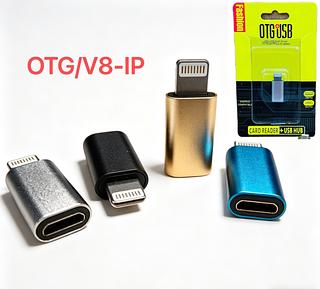 OTG ADAPTADOR DE ( INP: ANDROID| V8 ), PARA ( OUT: IPHONE| I6 ).