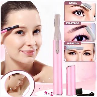 DEPILADOR E APARADOR DE PELOS PARA SOBRANCELHAS FEMININO.
