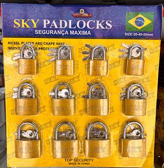 Cadeado Size:30-40-50mm/12pcs
