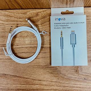 CABO AUXILIAR ( P2 ) PARA IPHONE ( I6 ), ( 1M ). ( INOVA )