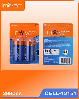 PILHA COMUM PARA LANTERNAS ( D ), 1.5V. ( INOVA )