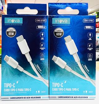 CABO TURBO USB-C PARA ANDROID ( TC ) 65W, 1M. ( INOVA )