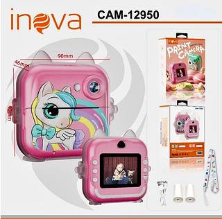 PRINT CÂMERA, MINI CÂMERA FOTOGRAFICA UNICORNIO, IMPRESSORA. ( INOVA )
