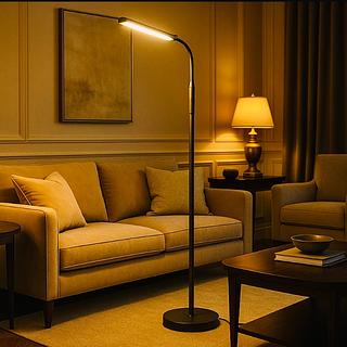 LUMINÁRIA DE PISO ( CHÃO ), ARTICULÁVEL COM CONTROLE REMOTO ( 12W ). ( INOVA )