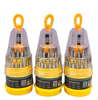 KIT DE FERRAMENTAS CHAVES ( 31-PÇS ). ( LUATEK )