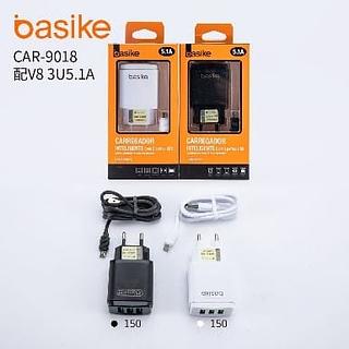 CARREGADOR ( 5.1A ) PARA ANDROID ( V8 ). ( BASIKE )