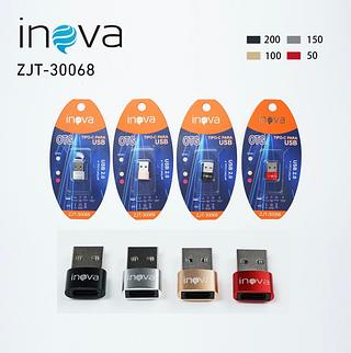 MINI ADAPTADOR ( OTG ), ( USB-C ) PARA ( USB FEMEA ). ( INOVA )