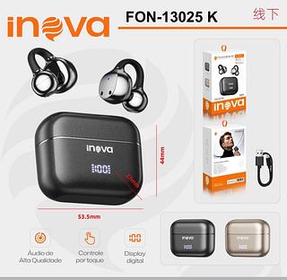 Fone de ouvido sem fio Bluetooth 6.0 OWS(Inova)