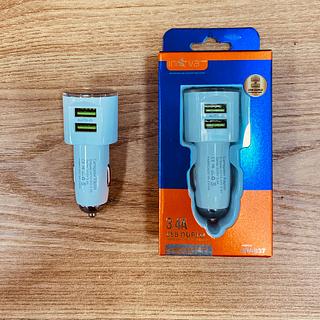 FONTE DE CARREGADOR ( 3.4A | 2USB ), VEÍCULAR. ( INOVA )