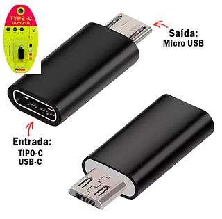 OTG ADAPTADOR DE ( INP: ANDROID| TC ), PARA ( OUT: ANDROID| V8 ).