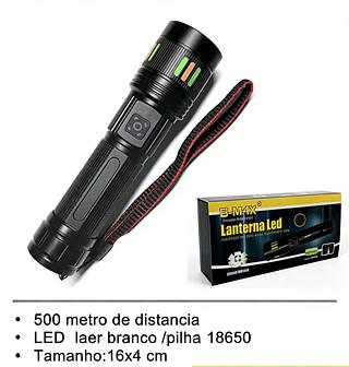 LANTERNA RECARREGÁVEIS 500 metro de distances (B-MAX)