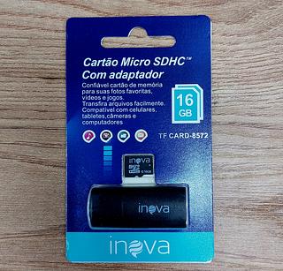 CARTÃO DE MEMÓRIA ( 16GB ). ( INOVA )