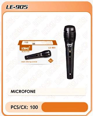 MICROFONE COM FIO ( 2.5M ). ( LELONG )