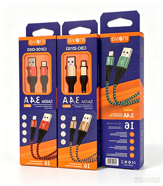 CABO DE DADOS 3.4A PARA IPHONE 2M