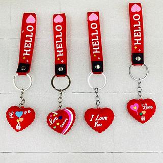 PACOTE DE CHAVEIROS PARA CHAVE DE CORAÇÃO, COM ( 12-UNIDADES ). ( INOVA )