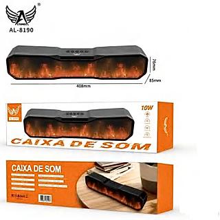 CAIXA DE SOM ( 10W ), RECARREGÁVEL COM ( LED RGB ). ( ALTOMEX )