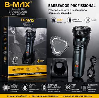BARBEADOR PROFISSIONAL SISTEMA ANTI-GANCHO INTELIGENTE(B-Max))