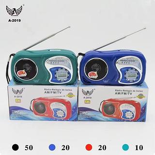 RÁDIO FM CLASSICO, ( TF CARD, USB, RÁDIO FM, RÁDIO AM, TV, BT, AUX, ). ( ALTOMEX )