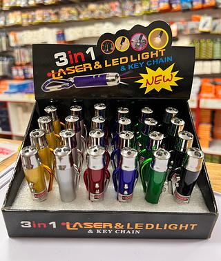 CAIXA DE MINI LASER 3 EM 1.