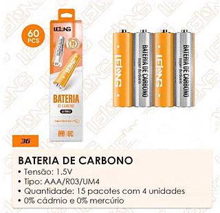 CAIXA DE PILHA ( AAA ), R03 COMUM. ( LELONG )