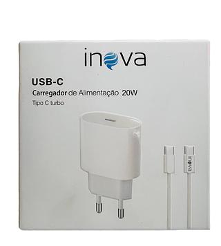 CARREGADOR COMPLETO TURBO ( 20W ) PARA ANDROID ( TPC ). ( INOVA )
