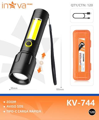 LANTERNA MULTIFUNCIONAL ULTRA BRILHANTE. ( INOVA )