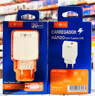 CARREGADOR ( 20W ) PARA ANDROID ( TPC ) . ( INOVA )